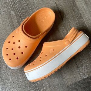 CROCS Crocband Platform Clogs